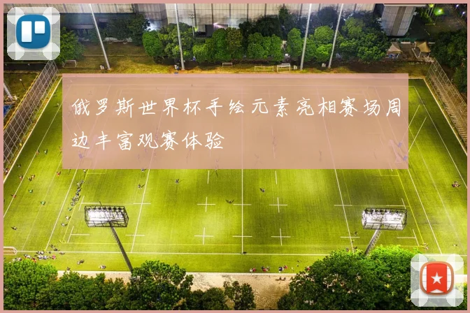 俄罗斯世界杯手绘元素亮相赛场周边丰富观赛体验